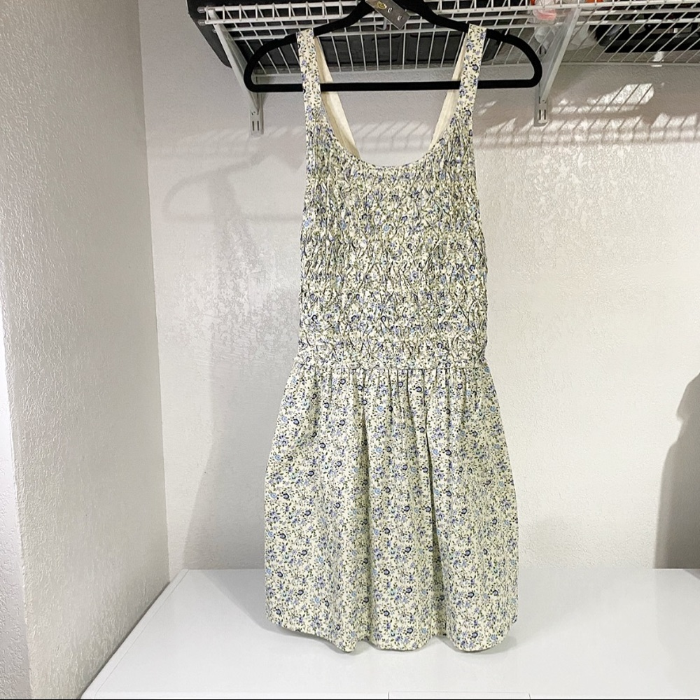 SOLD - Free People Petunia Smocked Floral Mini Dress - Picture 2 of 9